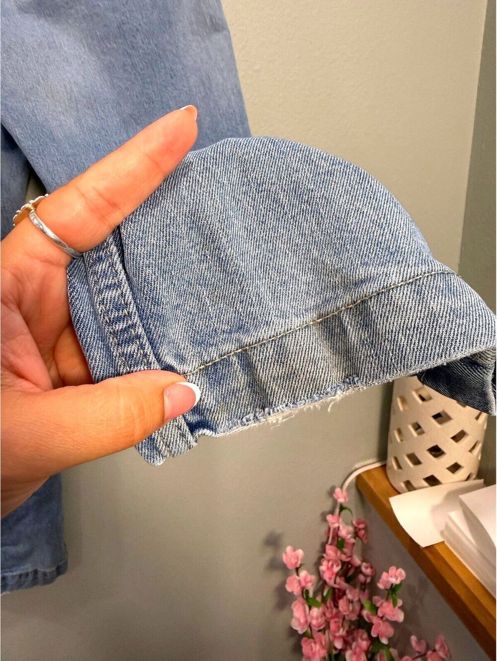 Cotton On The Baggy Style Medium Wash Wide Leg Denim Jean - Women's 32 - Picture 6 of 7
